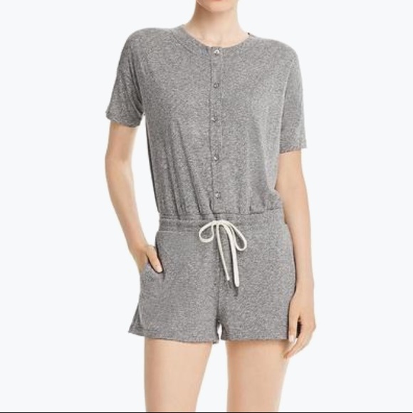 NWT N:Philanthropy Finn Romper, Heather Grey - Picture 3 of 9